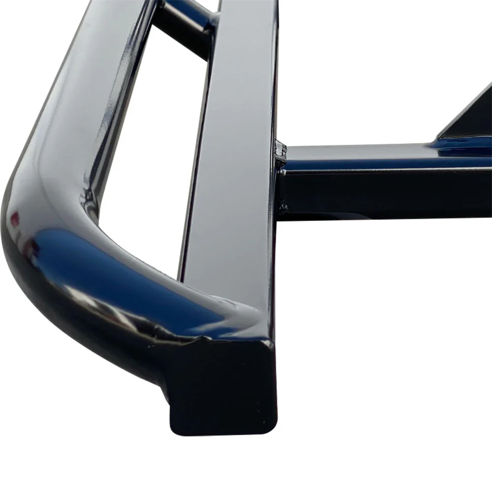ISUZU D-Max 2021+ ANGLED Rock Sliders / Side Steps – Powdercoated - Image 2