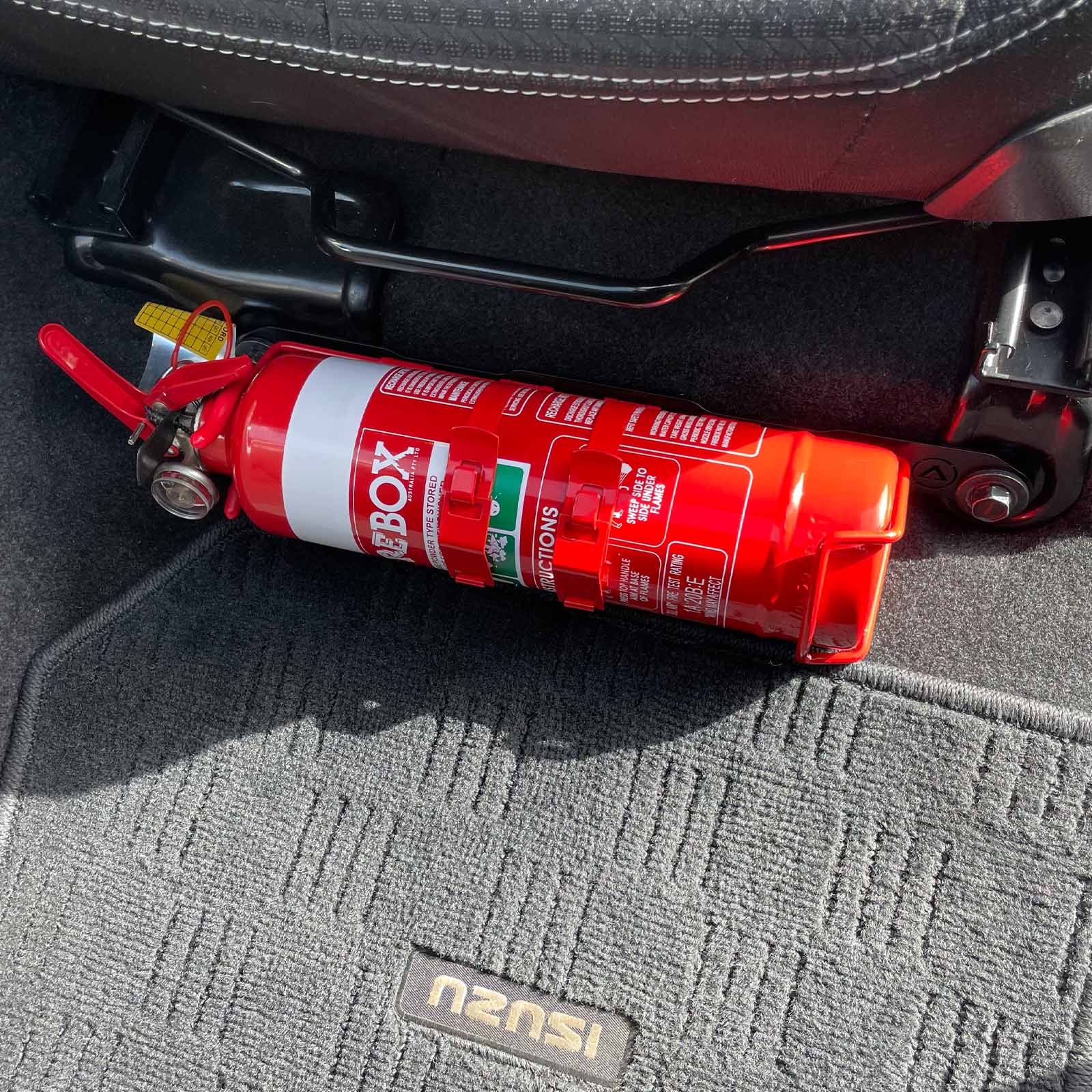 Isuzu MU-X (1st Gen) / D-MAX (2nd Gen) Fire Extinguisher Bracket - Image 3