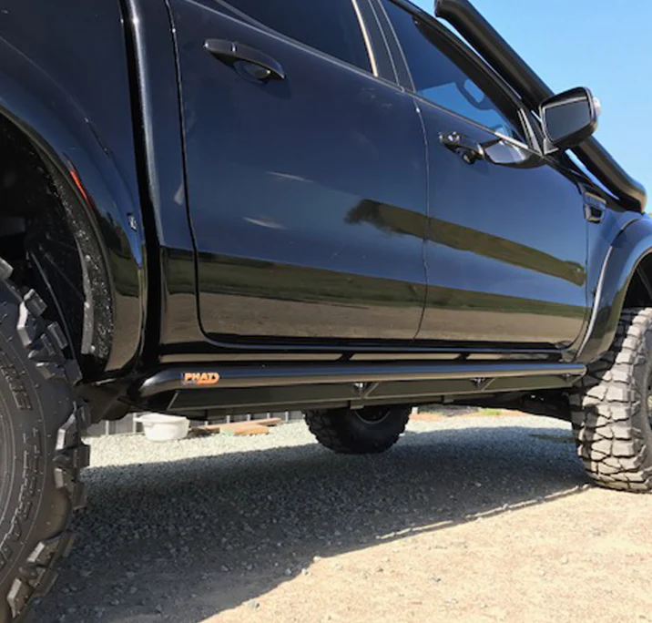 Mazda BT-50 ANGLED Rock Sliders / Side Steps - Image 4
