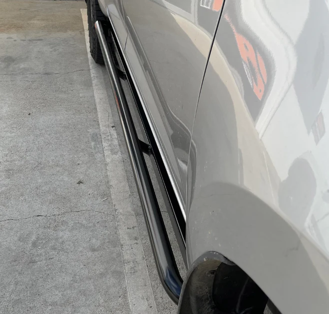 Mazda BT-50 TF 2020+ ANGLED Rock Sliders / Side Steps – Powdercoated - Image 3