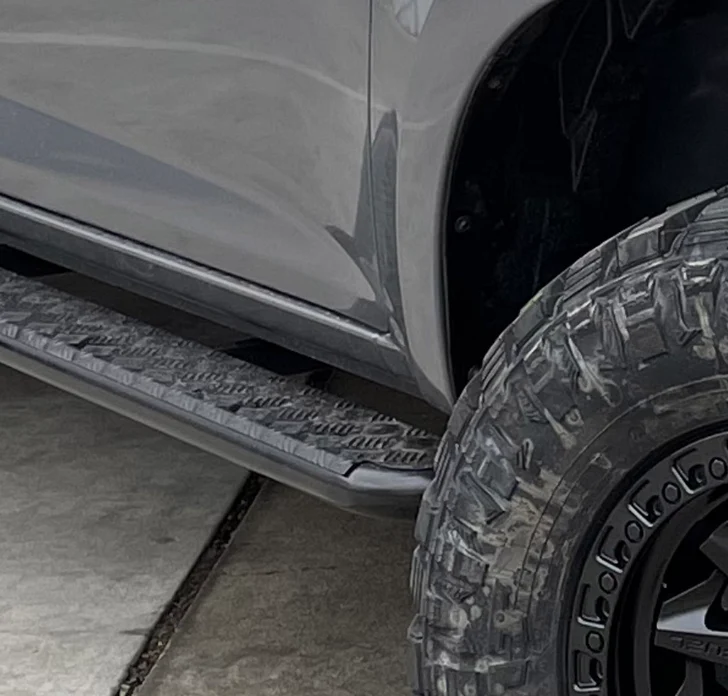 Mazda BT-50 TF 2020+ FLAT Rock Sliders / Side Steps – P/C Ally Checkerplate Tread - Image 3