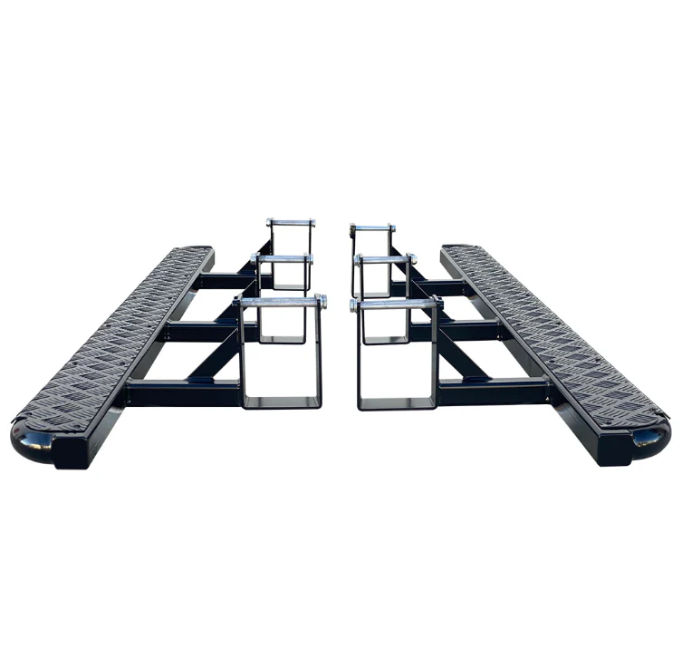 Mazda BT-50 TF 2020+ FLAT Rock Sliders / Side Steps – P/C Ally Checkerplate Tread - Image 4