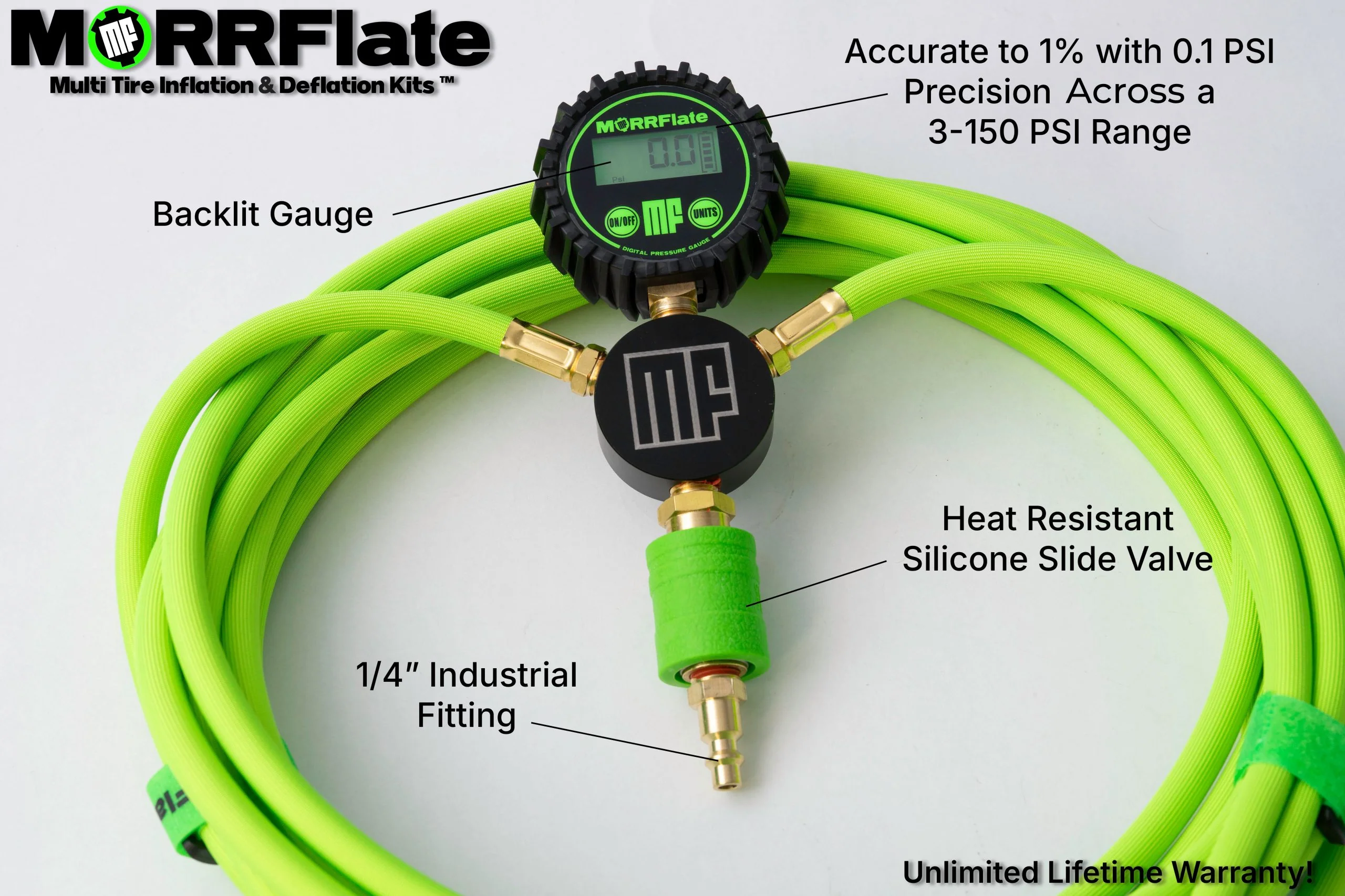 PSI Pro Air Compressor & 4 Tyre Hose Kit - Image 11