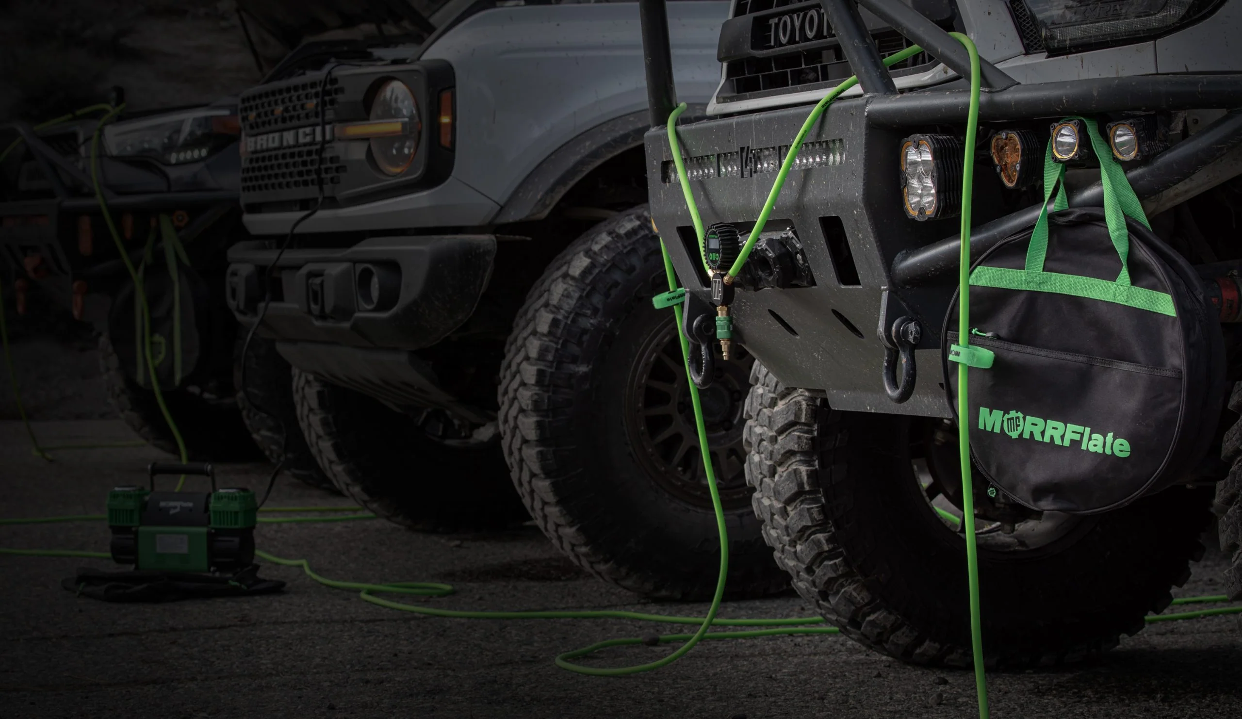 MORRFlate Extra Long Wheel Base 4-Tyre Hose Kit - Image 6
