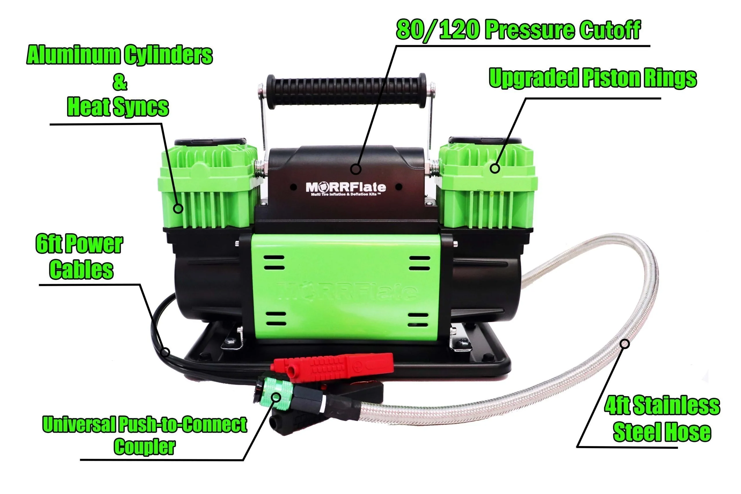 MORRFlate TenSix™ Portable 12v Off Road Air Compressor – Gen2 - Image 2