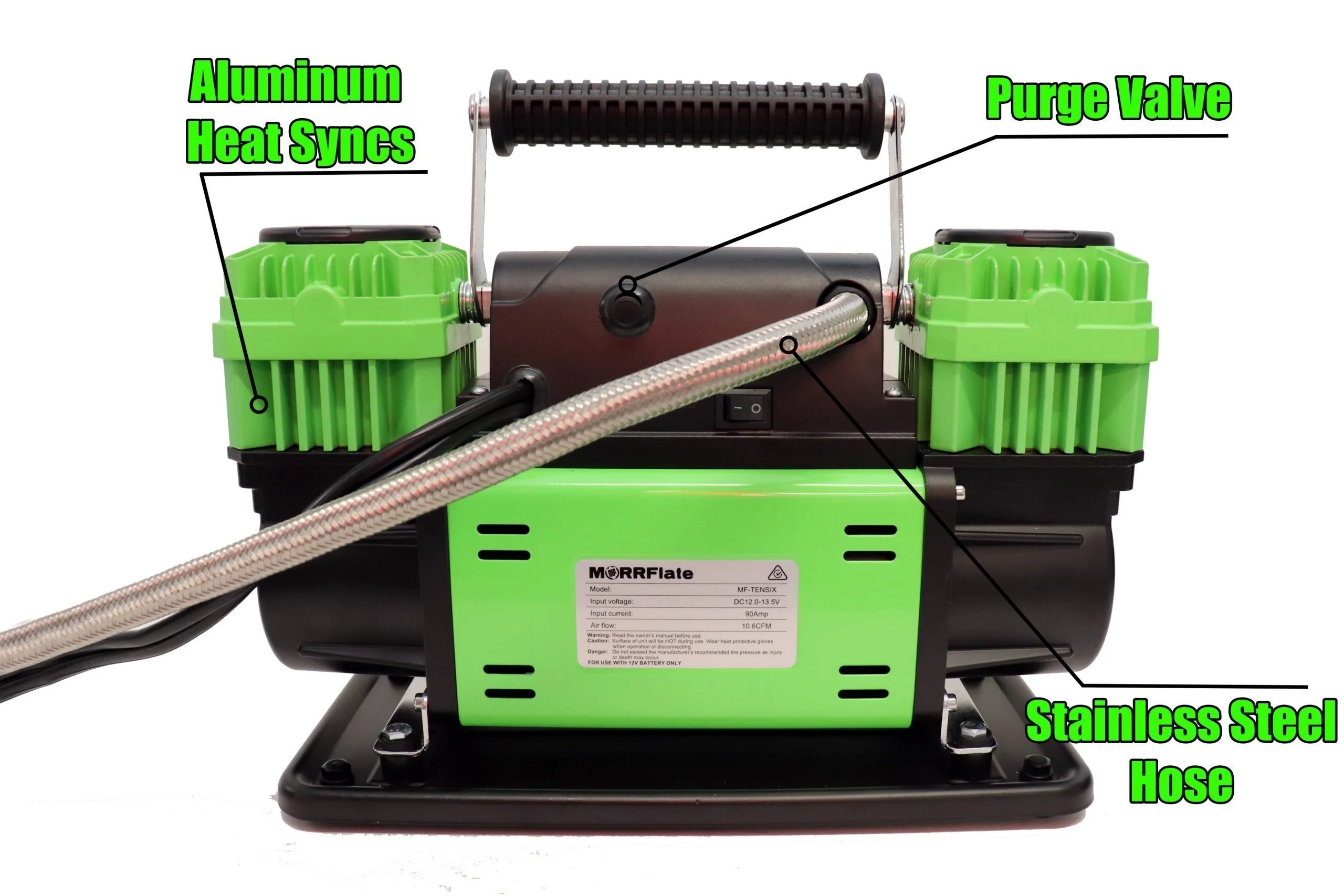 MORRFlate TenSix™ Portable 12v Off Road Air Compressor – Gen2 - Image 3