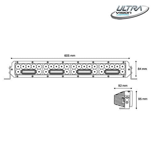 NITRO Maxx 205W 24″ LED Light bar - Image 5