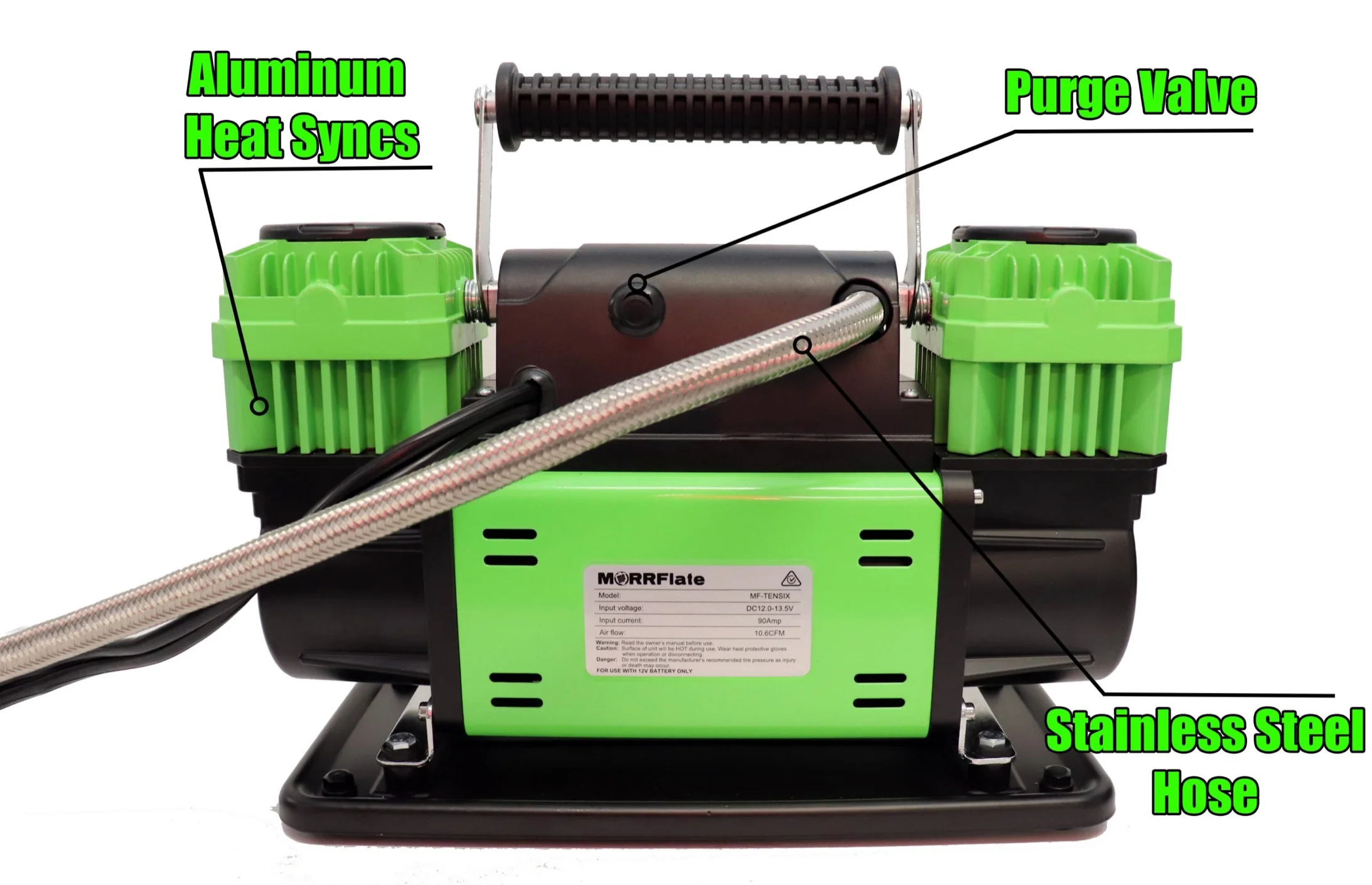PSI Pro Air Compressor & 4 Tyre Hose Kit - Extra Long Wheel Base - Image 7