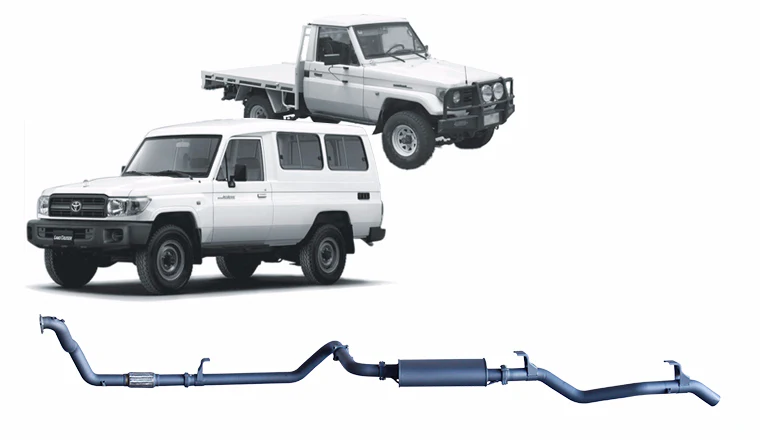 Redback Extreme Duty Exhaust for Toyota Landcruiser 78 Series (01/1990 - 01/2007), Toyota Landcruiser 75 Series (03/1990 - 11/1999) - Image 6