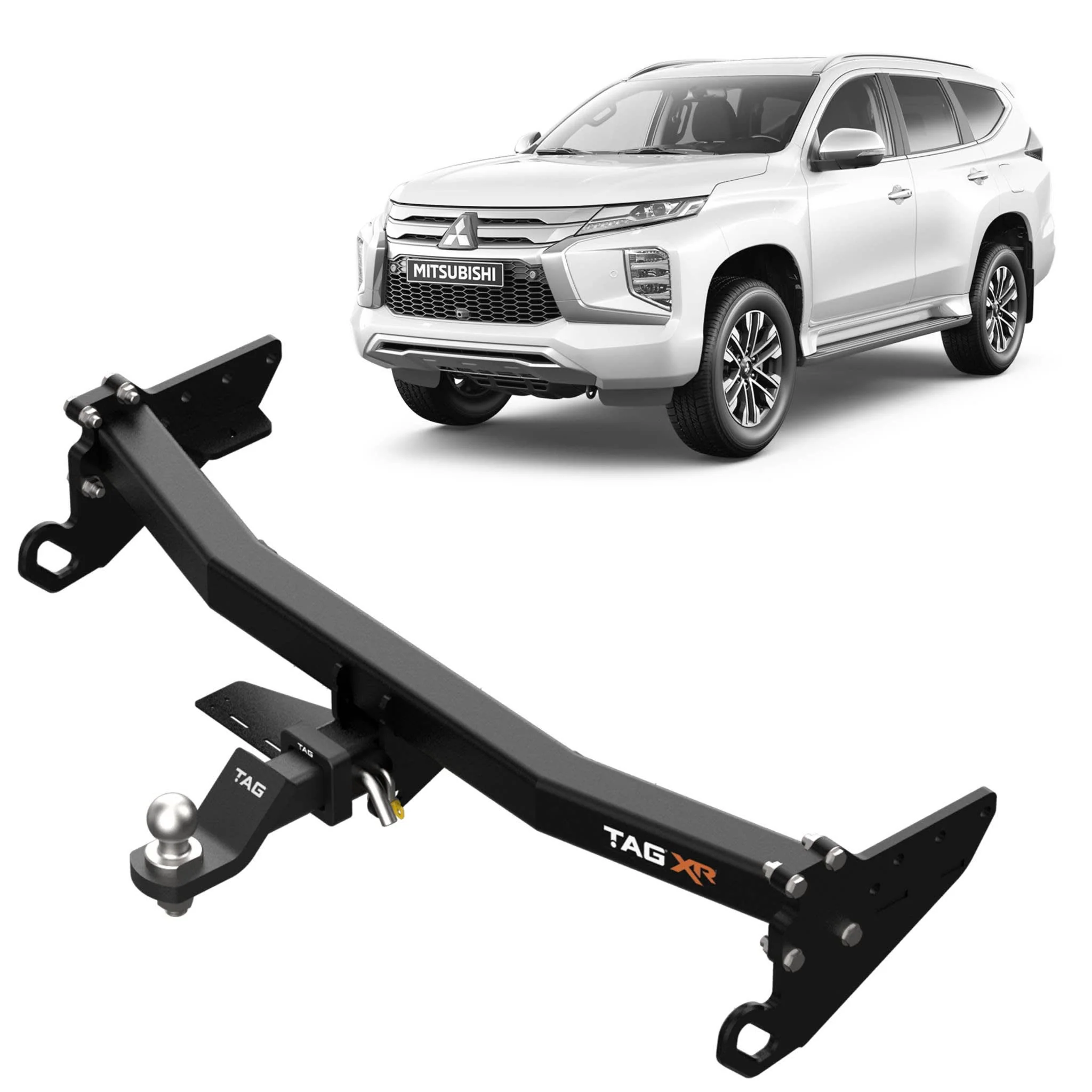 TAG 4x4 Recovery Towbar & Wiring Kit for Mitsubishi Pajero Sport (QF & QG Series) (11/2019 - on) - Image 2