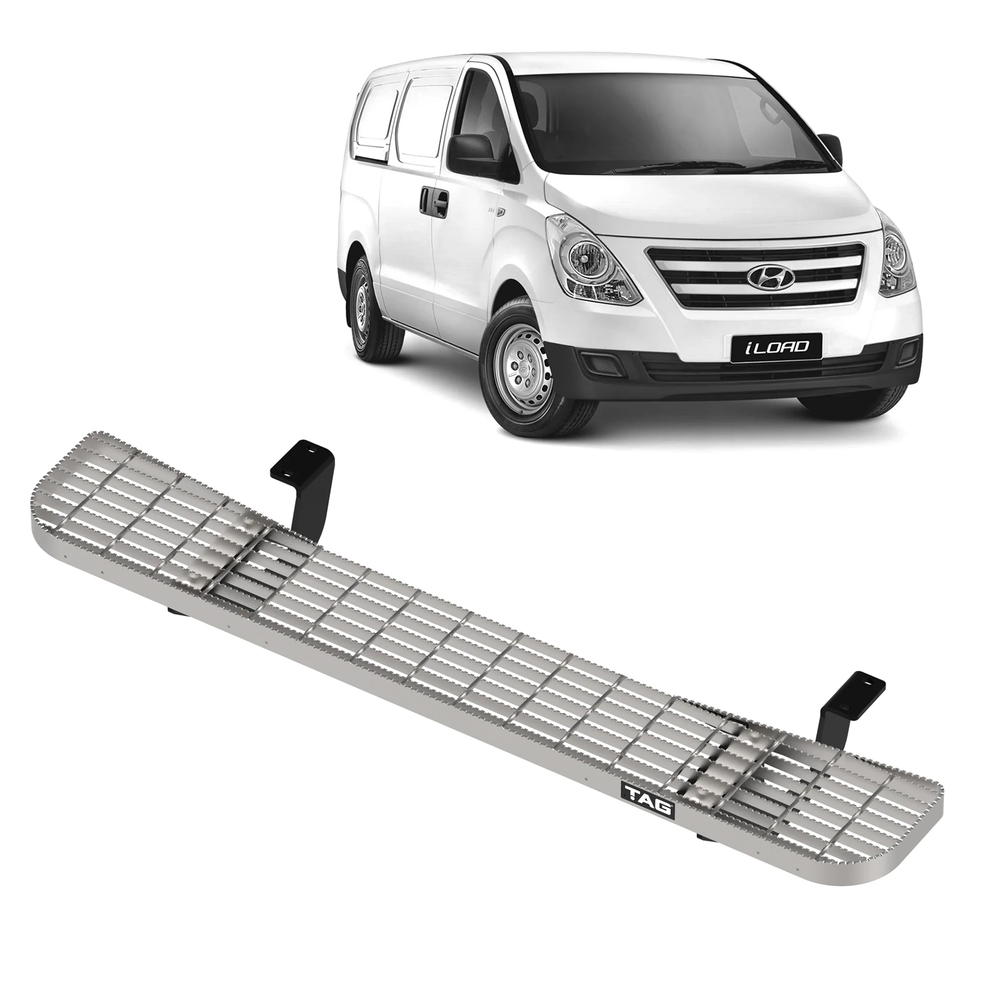 TAG Galvanised Rear Step for Hyundai ILoad (02/2008 - 06/2021) - Image 2