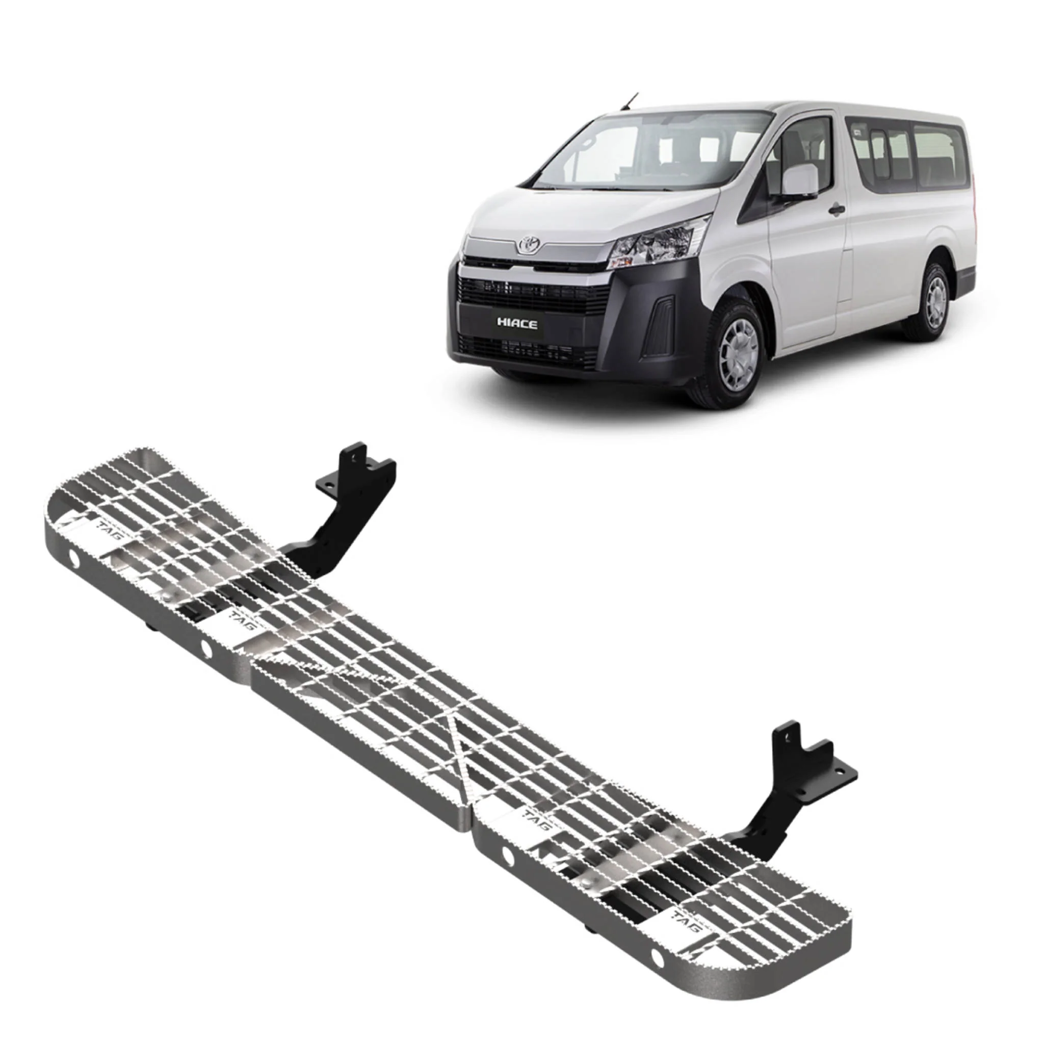 TAG High Clearance Rear Step for Toyota Hiace/Commuter Van (01/2019 - 07/2025) - Image 2