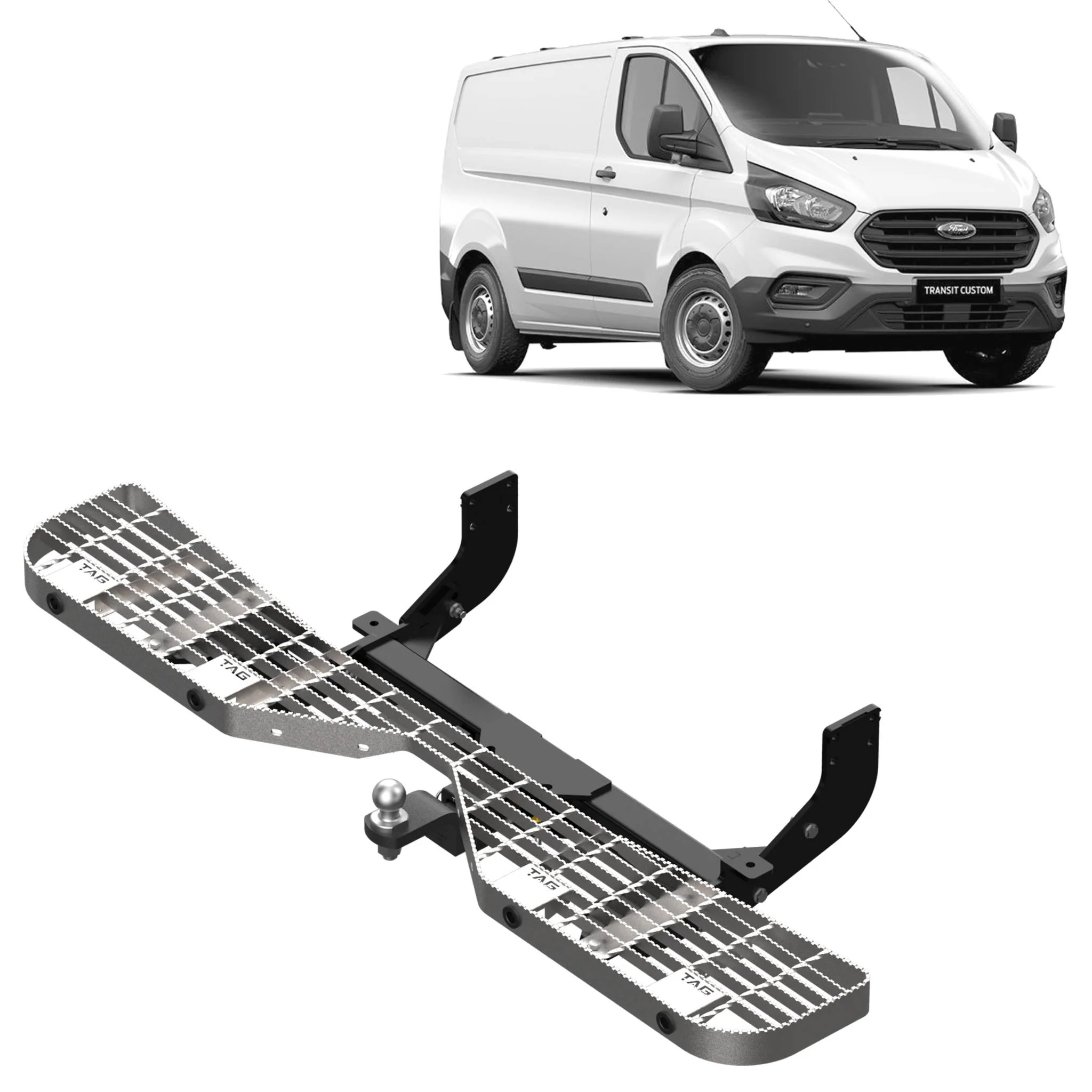 TAG Rear Step & Towbar for Ford Transit Custom VN Series (02/2014 - 12/2023) - Image 5