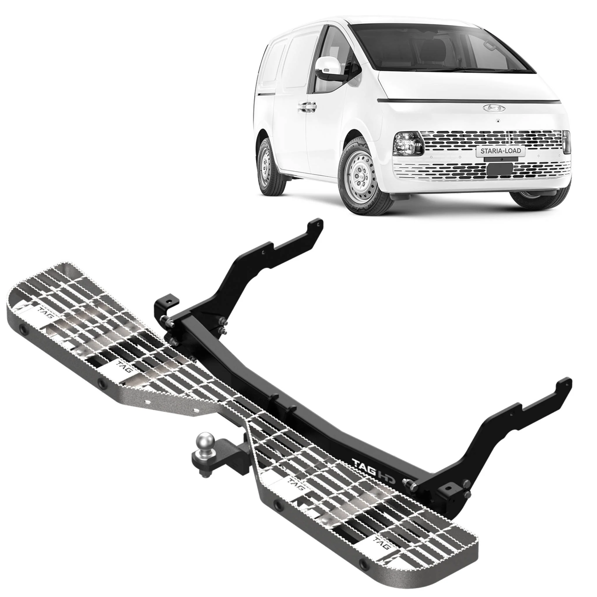 TAG Rear Step & Towbar for Hyundai Staria Van (01/2021 - on) - Image 4
