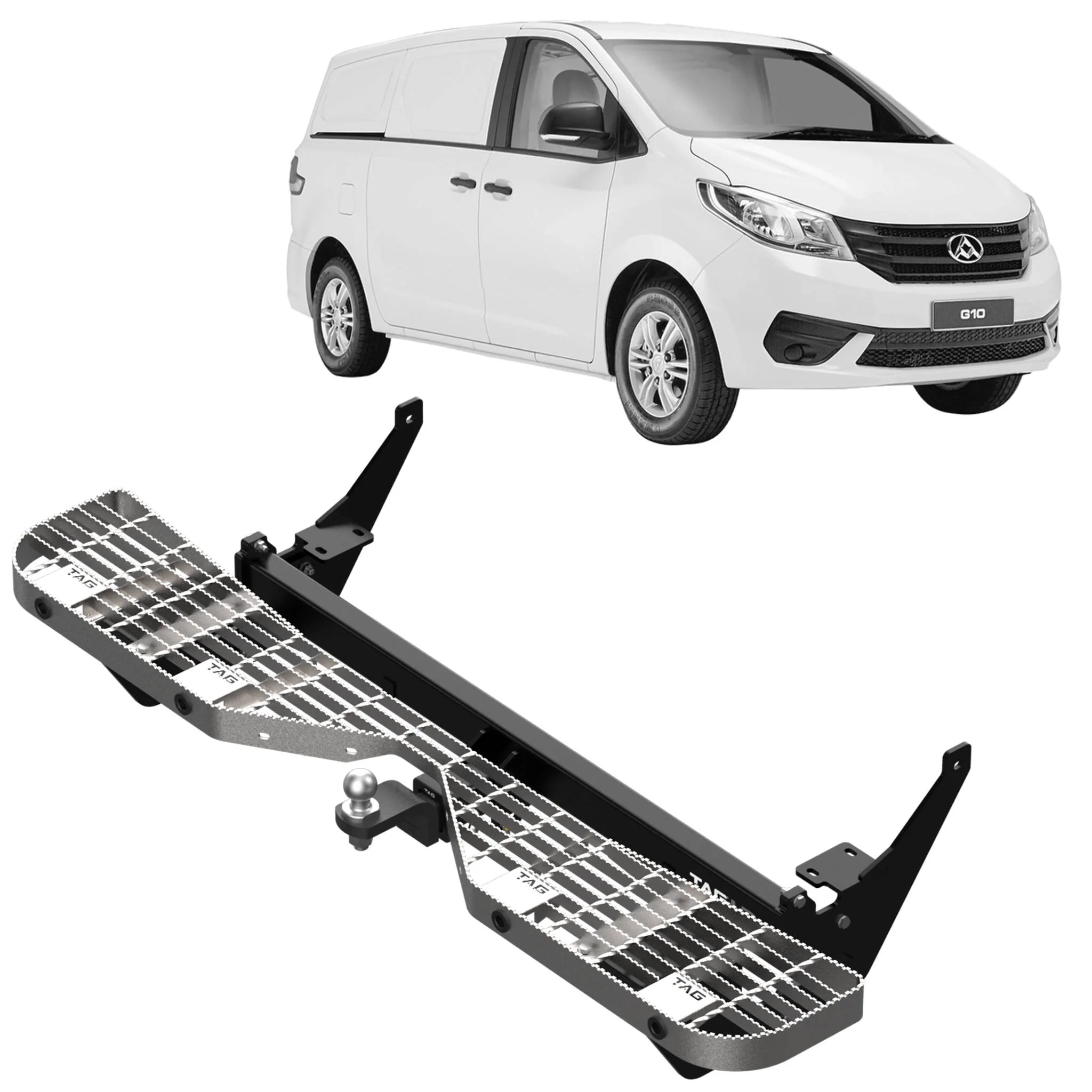 TAG Rear Step & Towbar for LDV G10 (04/2015 - on) - Image 2