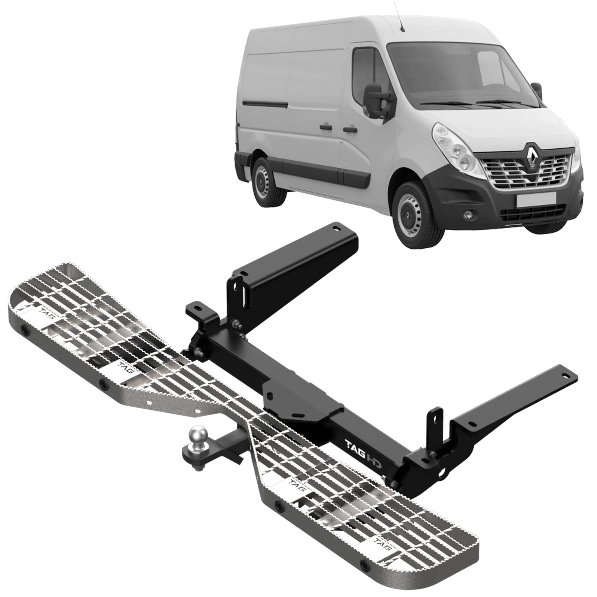 TAG Rear Step & Towbar for Renault Master FWD Vehicles (10/2011 - on) - Image 5