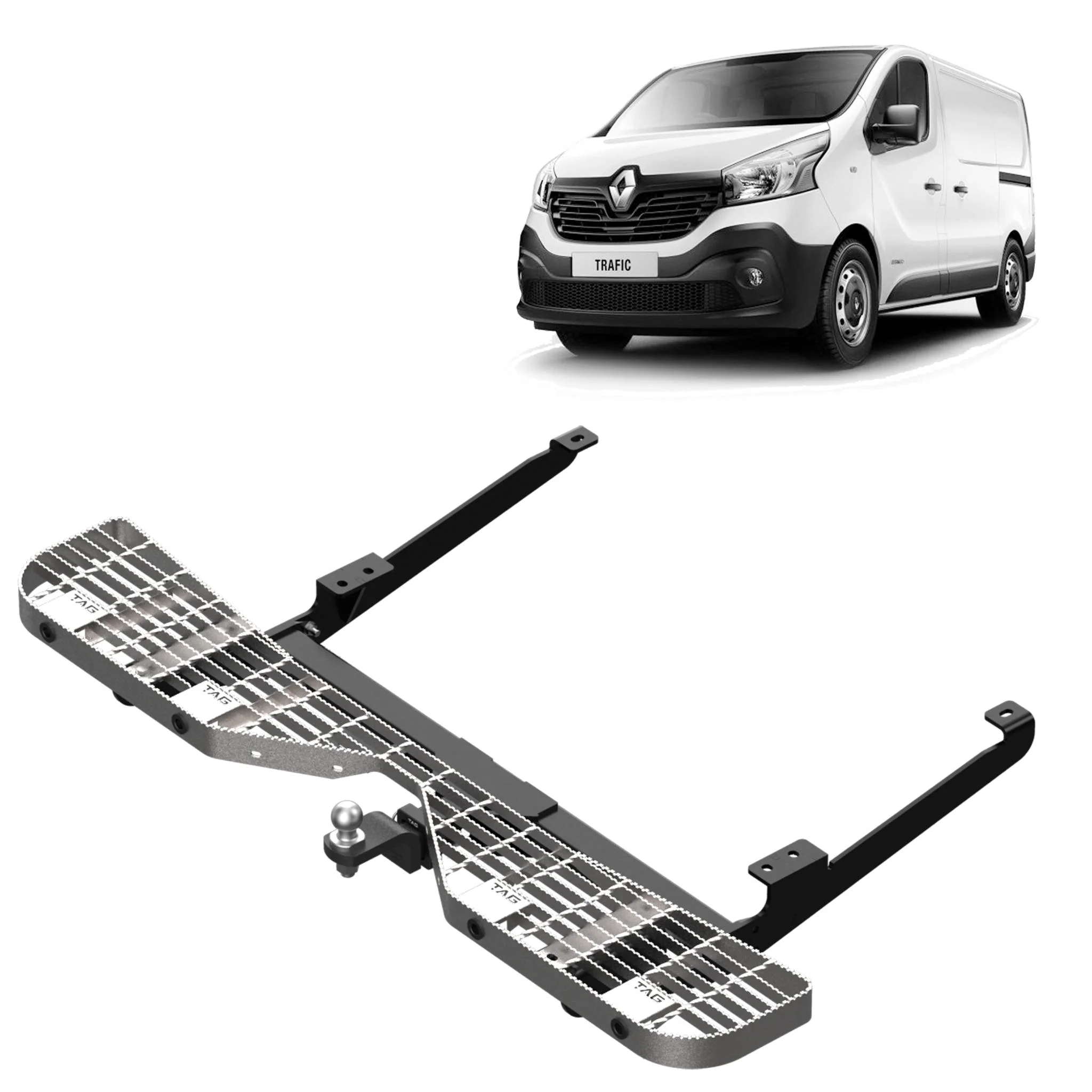 TAG Rear Step & Towbar for Renault Trafic (05/2014 - on), Mitsubishi Express (02/2020 - on) - Image 5