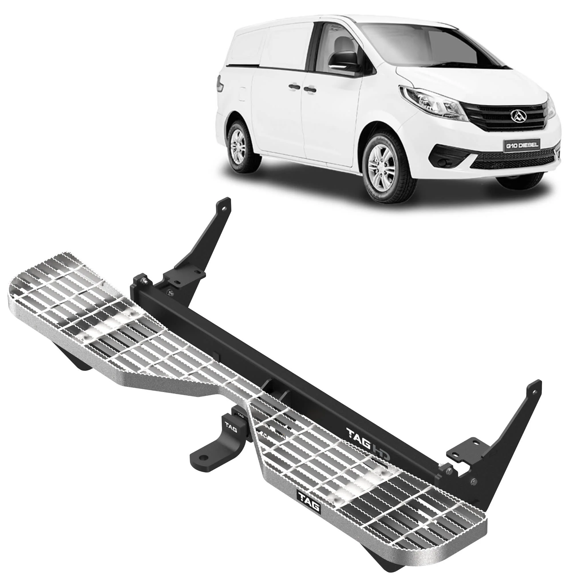 TAG Rear Step, Towbar & Wiring For LDV G10 (04/2015 - On)