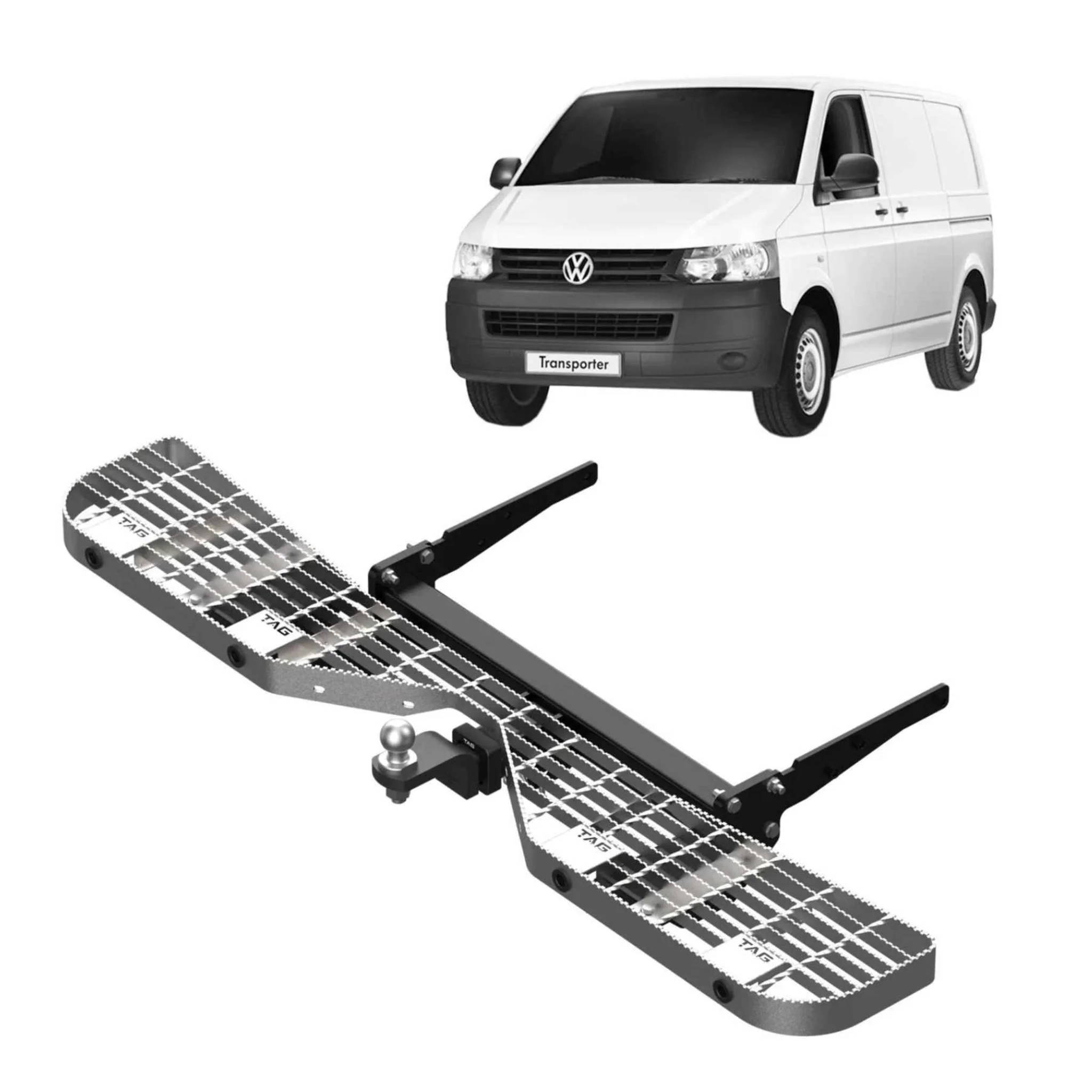 TAG Rear Step, Towbar & Wiring for Volkswagen Transporter T6 Van (09/2019 - on) - Image 6