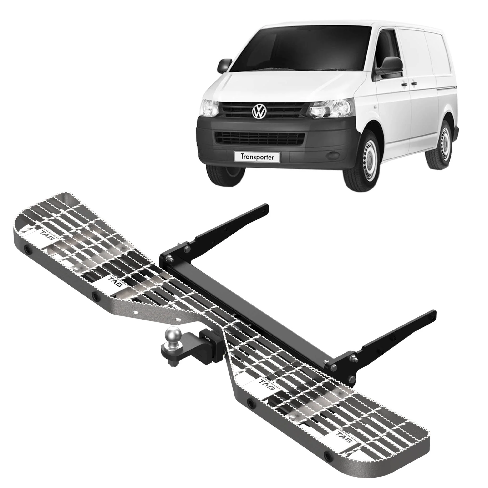 TAG Rear Step, Towbar & Wiring For Volkwagen Transporter T5 T6 (2003 - On) - Image 7