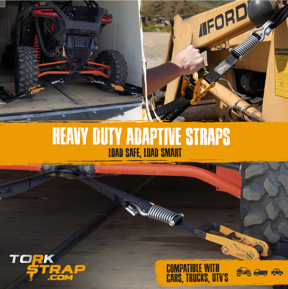 TorkStrap PRO | Self Tensioning Ratchet Straps (4500kg Break Strength) - Image 5