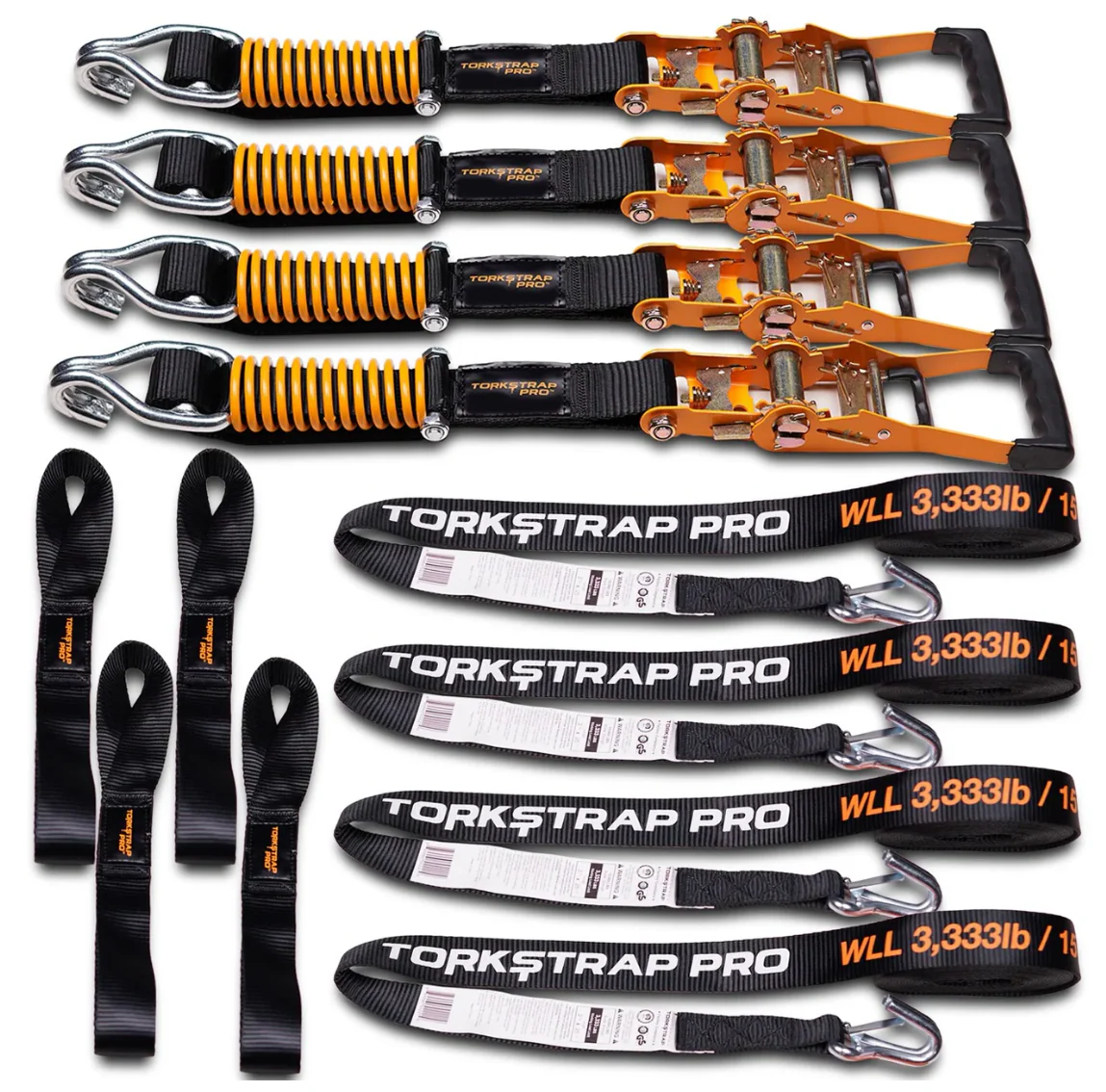 TorkStrap PRO | Self Tensioning Ratchet Straps (4500kg Break Strength) - Image 6