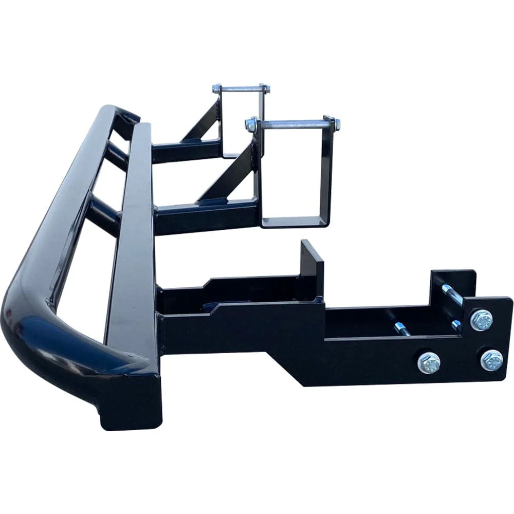 Toyota Hilux N70 ANGLED Rock Sliders / Side Steps – Powdercoated - Image 5