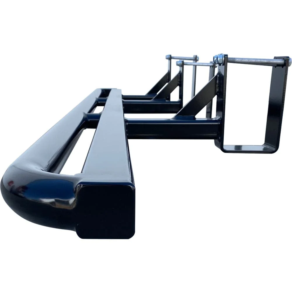 Toyota Hilux N80 FLAT Rock Sliders / Side Steps – Powdercoated - Image 3