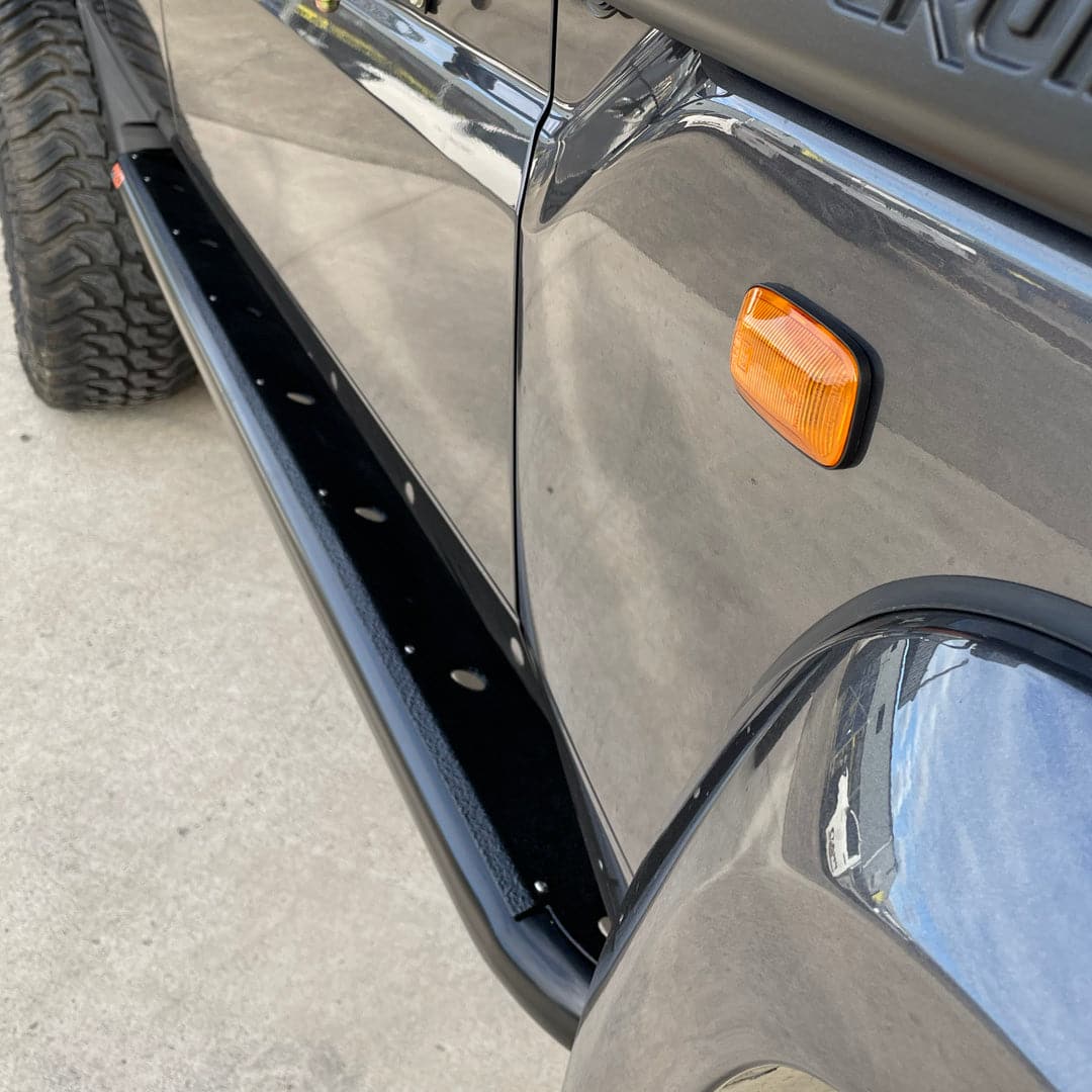 Toyota LandCruiser 76 Series ANGLED Rock Sliders / Side Steps - Image 3