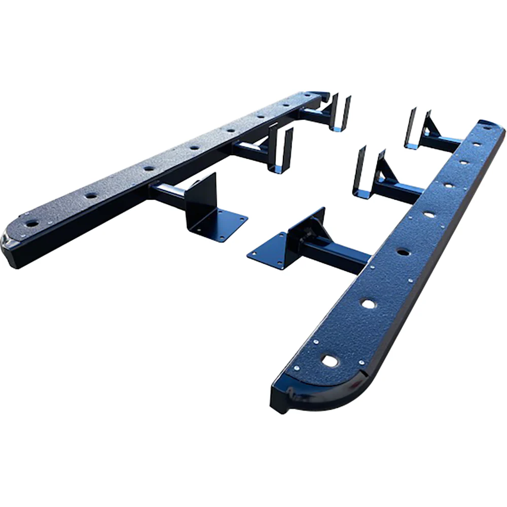 Toyota LandCruiser 79 Series Dual Cab FLAT Rock Sliders / Side Steps - Image 6