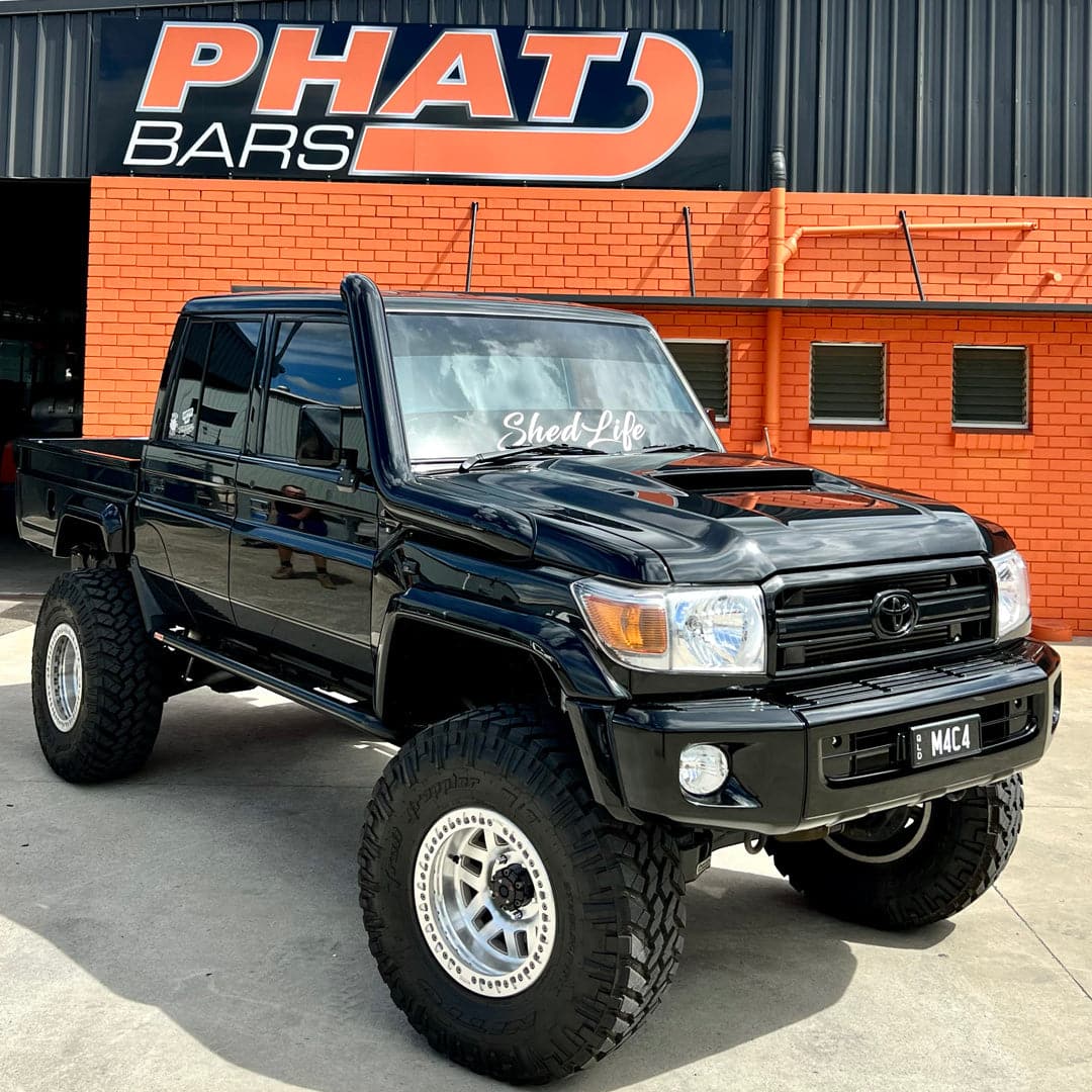 Toyota LandCruiser 79 Series Single Cab ANGLED Rock Sliders / Side Steps
