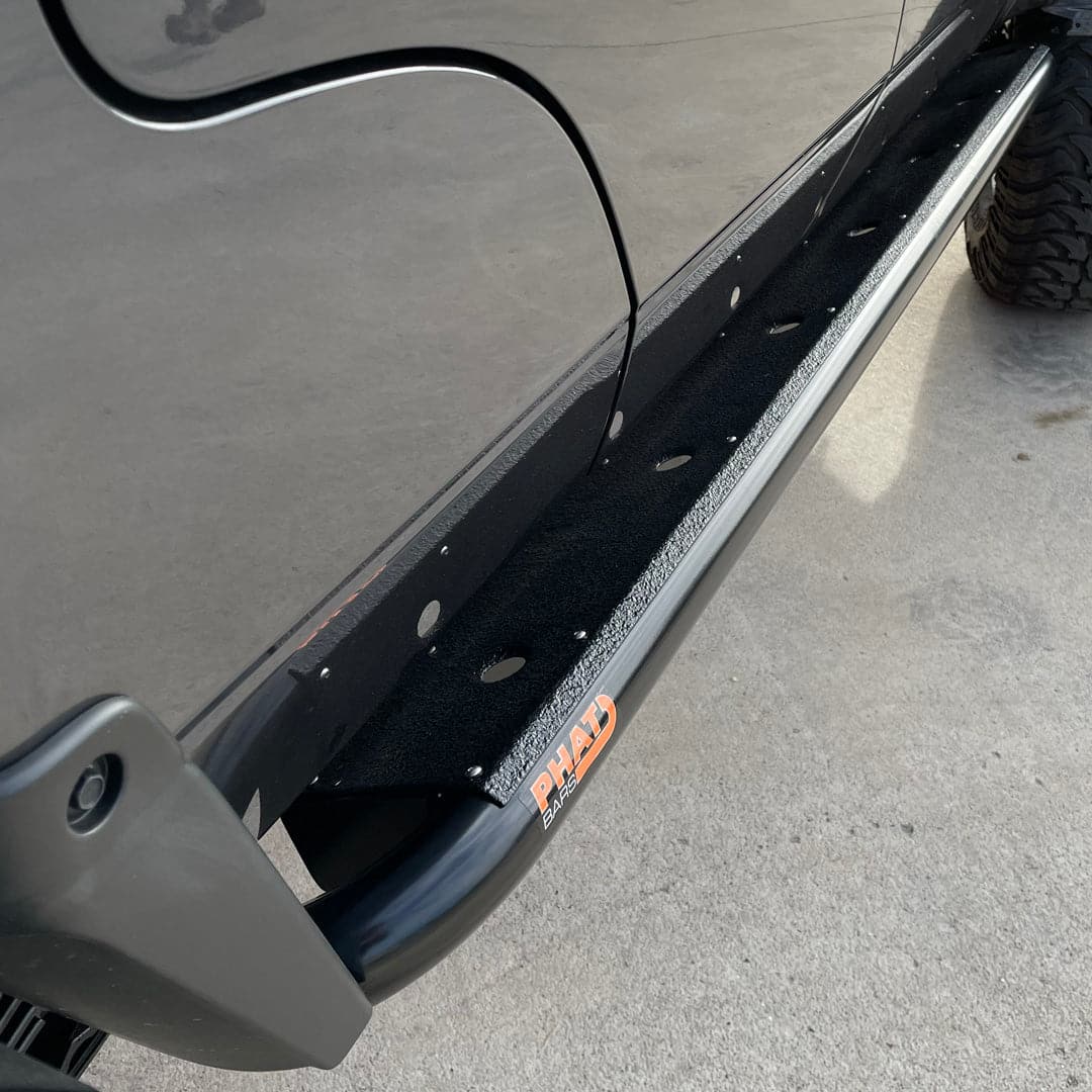 Toyota LandCruiser 79 Series Single Cab ANGLED Rock Sliders / Side Steps - Image 4