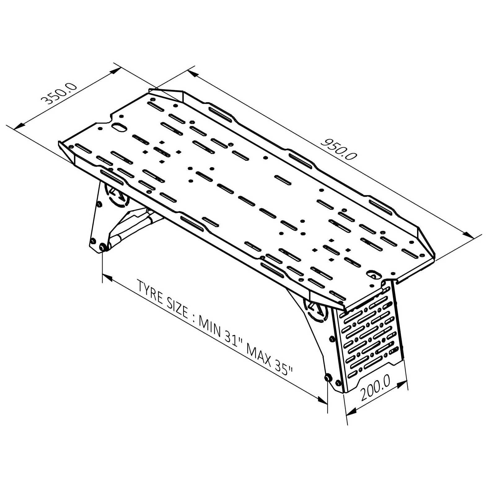 Spare Tyre Tray - Image 9