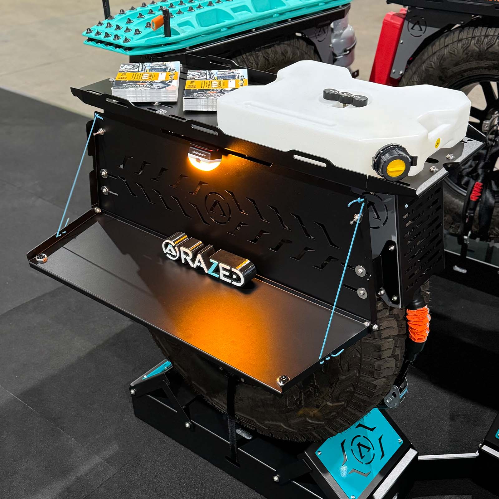 Tyre Tray – Fold Down Table - Image 3